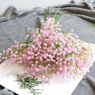 1 Bunch  Artificial Flowers Silk Cloth  Plastic Gypsophila
