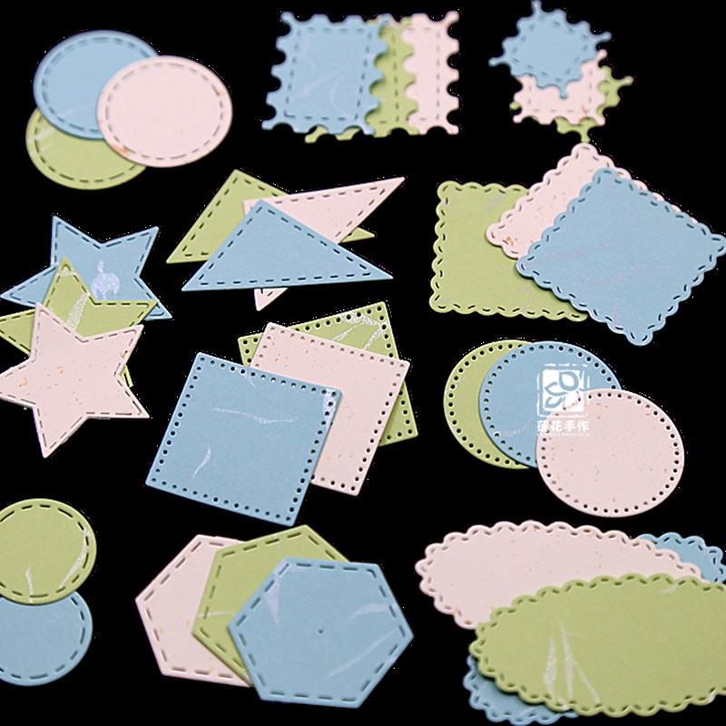 纸艺机切割 刀模卡片贺卡相册压花机裁切模型刀片几何圆形正方形