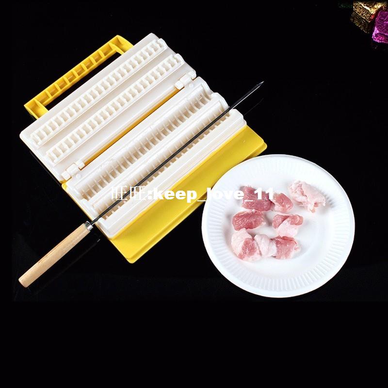 Double Row Barbecue Skewer Machine BBQ Kebab Maker Me