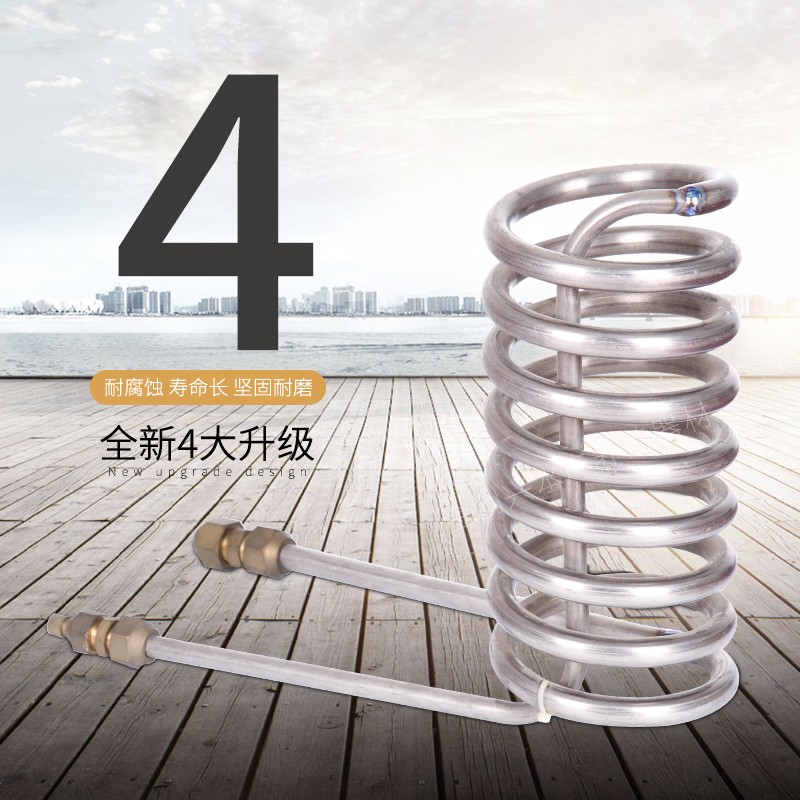 纯钛合金缸钛管蒸发器冷水机钛炮配件换热管海水加热棒可定制diy