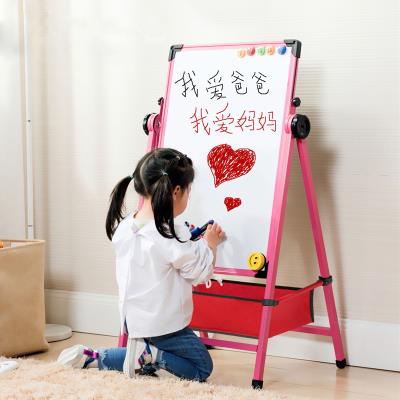 儿童画板合金画架磁性写字板支架式可升降小黑板家用宝宝涂鸦白板