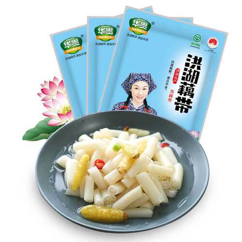 【华贵】泡藕带350g 洪湖藕带洪湖莲藕 酸辣泡菜小藕即食开胃