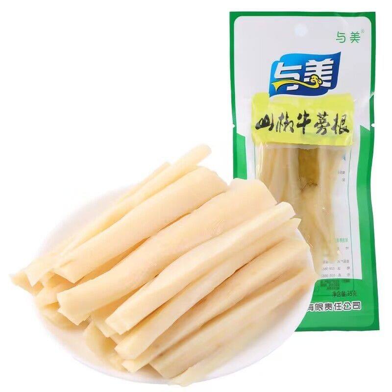 与美山椒牛蒡35g开袋即食脆爽素菜四川产泡椒零食酸辣泡菜