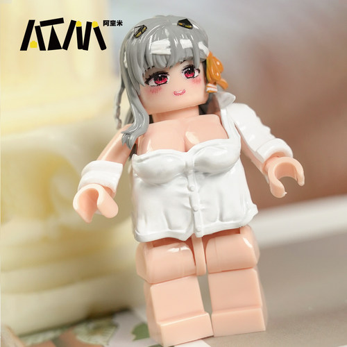 胜利女神nikke妮姬神罚美少女动漫乐高人仔人偶积木手办模型玩具