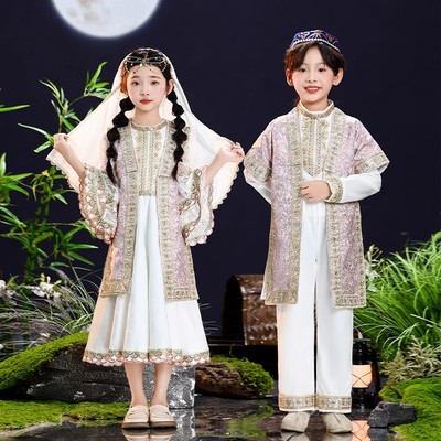 西双版纳傣族服装男女童套装