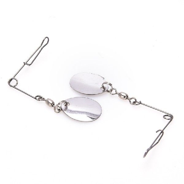 10pcs Fishing Spinner Blades Stainless Steel Jig Spinner