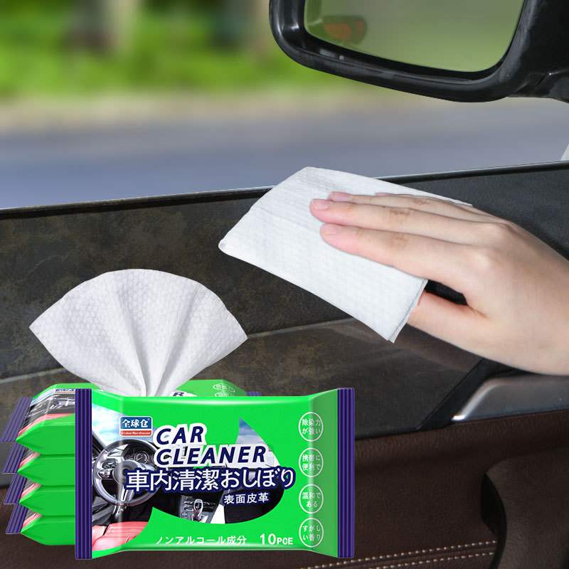 Car cleaning wipes car seats interior wet paper wipes leath