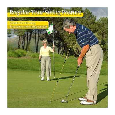极速Hot Golf Alignment Sticks Training Aid 2 Pack,3-Section
