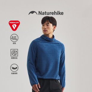 P棉  挪客抓绒衣primaloft轻量男女户外登山徒步休闲保暖连帽长袖