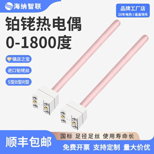 100高温99刚玉管定制B型R型温度传感器 S型铂铑热电偶WRP 爆款