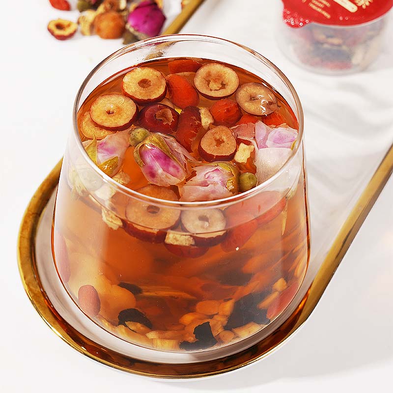 人参黄芪八珍茶养生茶日常冲泡便携小罐装