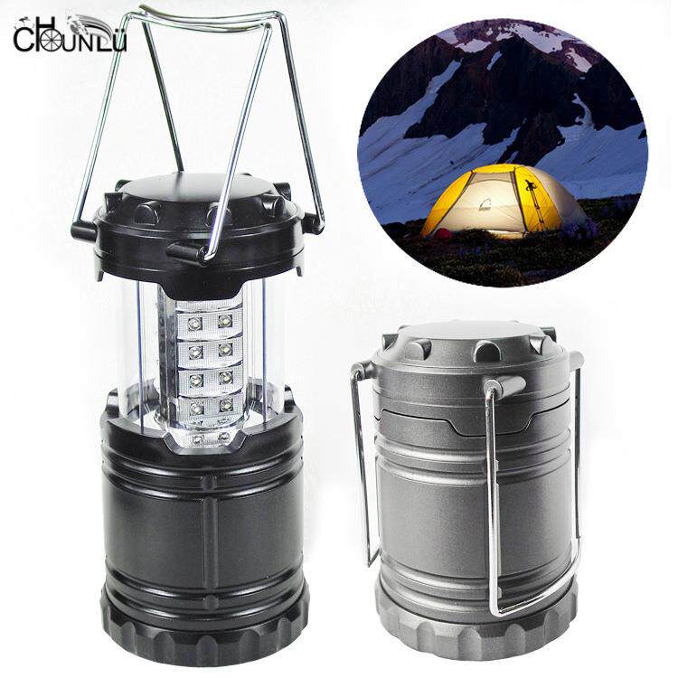 厂家新款露营灯 30LED野营灯户外照明超亮营地帐篷灯拉申小马灯