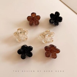 网红迷你花朵气质小抓夹碎发夹发饰夹子小巧侧边发卡夹刘海侧边夹