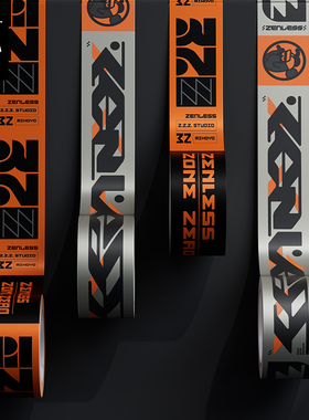 【绝区零/三Z】Urban Kit系列 封箱胶带 橙色/银色