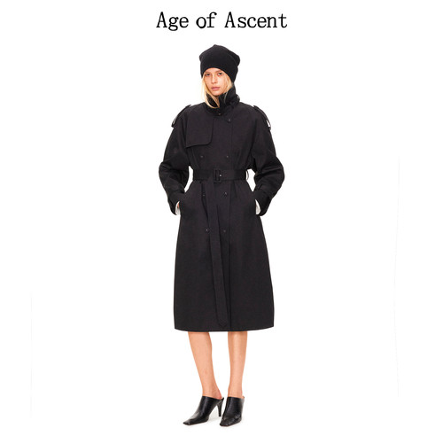 10.10上新Age of Ascent 长期主义复古经典秋冬双排扣长款风衣