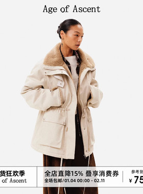 Age of Ascent 重工冬季御寒托卡毛绒内胆中长款工装派克服棉服