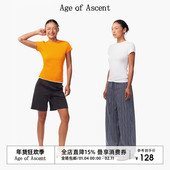 短袖 Age T恤内搭 经典 百搭衣橱bi备基础正肩修身 Ascent