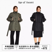 Age 加厚极寒派克服棉袄oversize毛领保暖棉衣外套 冬季 Ascent