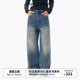 型时髦松弛重工做旧水洗阔腿牛仔裤 Ascent 长期主义版 经典 Age