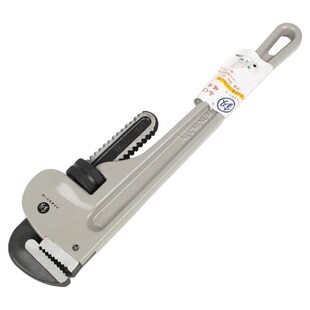 福冈釰牌管钳铝合金工业级大开口管子钳水管钳水电V工扳手家用工