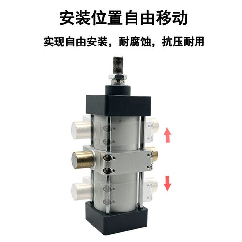 SC气缸附件TC快装k式中摆支架配件32/40/50/63/80自由安装可移动