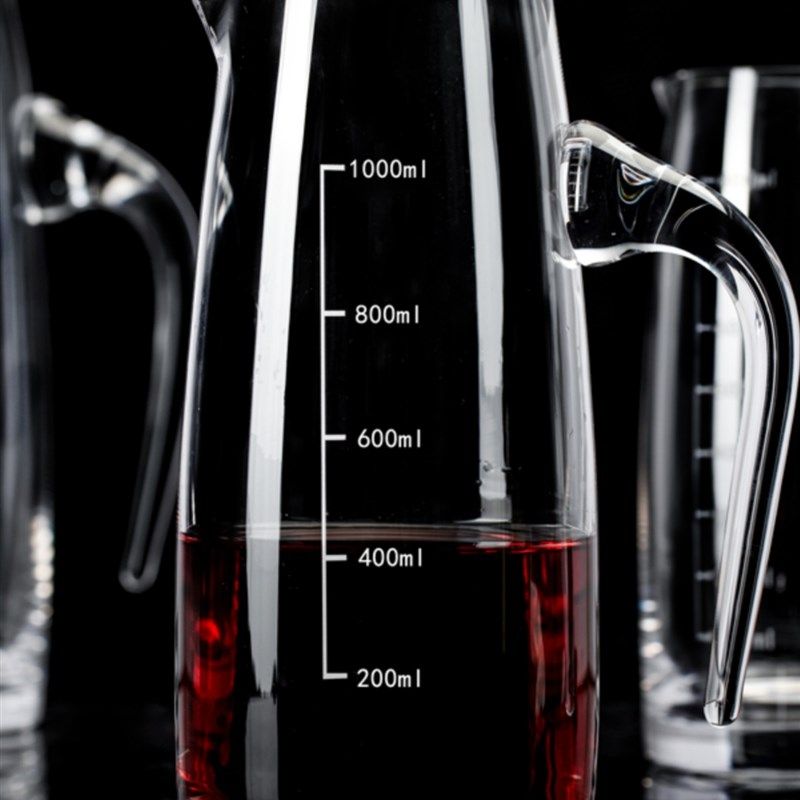 大容量有刻度的红酒分配器,加v厚水晶玻璃醒酒器,家用酒壶,红酒分,餐饮具,分酒器,淘宝优惠券,粉丝福利购,淘宝优惠卷