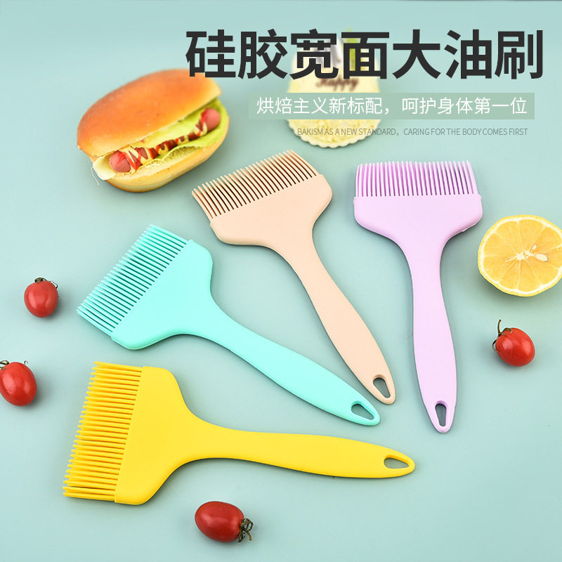 食品级超大号硅胶油刷耐高温一体