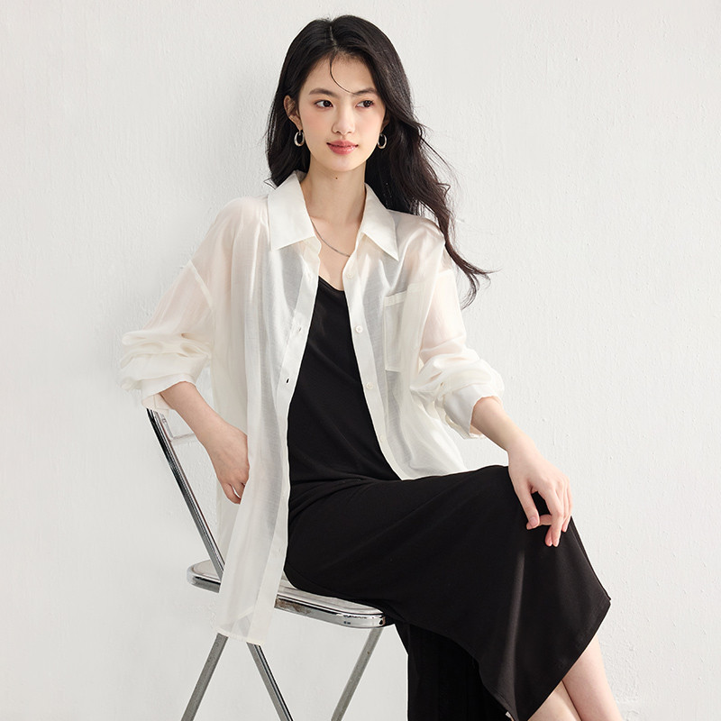 SeRinaBlue法式衬衫套装