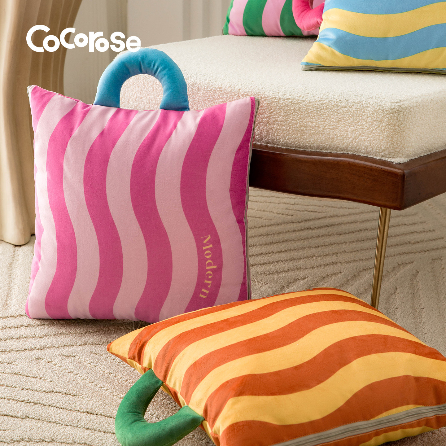 糖果想象多巴胺两用汽车睡觉抱枕被车载靠枕被车用午休毯子二合一