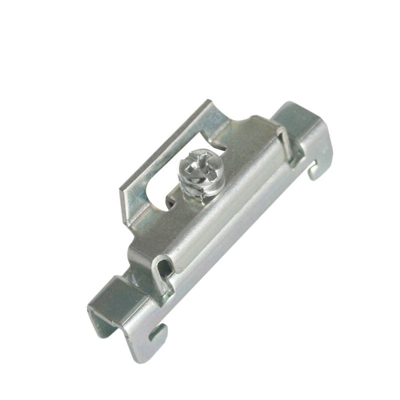 C45导轨固定件镀锌金属堵件35mm100个/包空气开关导轨堵头