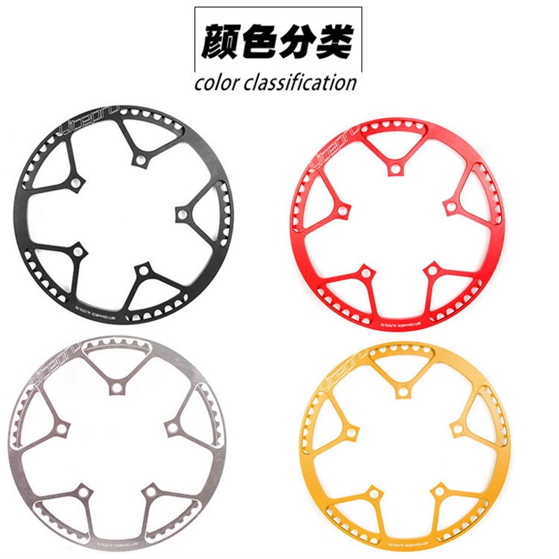 折叠车牙盘 412一体公路牙盘超轻 lp牙盘 曲柄 sp8 sp18 配BB中轴