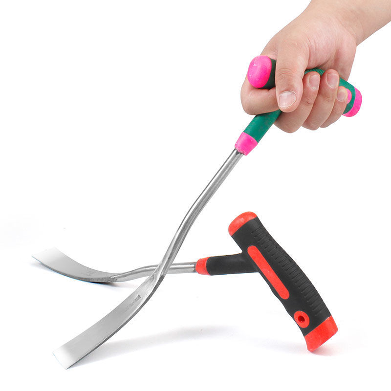 不锈钢起根器园艺种花工具挖野菜的小铲子连根挖蒜苗户外拔草神器