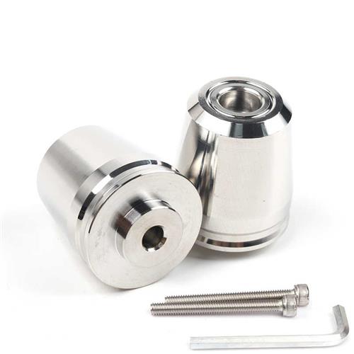 适用铃木UU/UY125滑板车改装把手塞平衡块不锈钢防摔车把阻流塞配