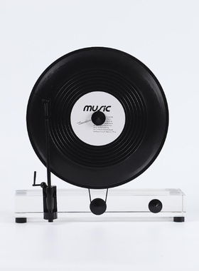 现代轻奢留声机模型艺术摆设北欧酒店软装饰品样板间客厅桌面摆件