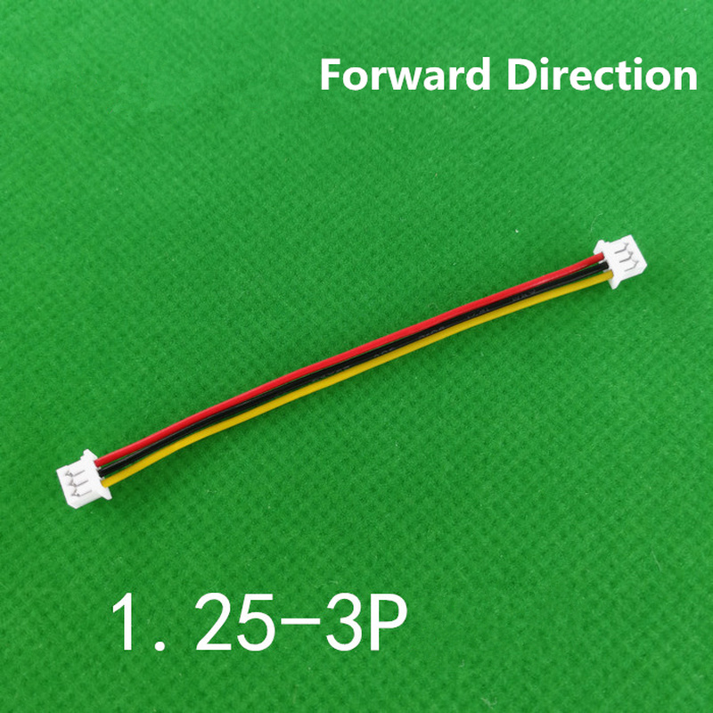 10pcs JST 1.25mm 2P/3P/4P/5P/6P/7P/8P/9P/10Pin Double End C