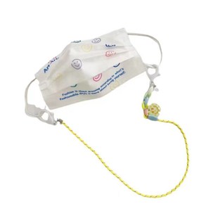 简约尼龙挂绳 韩版 卡通糖果色格子笑脸眼镜链口罩链 口罩链 新款