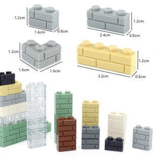 Figures DIY Blocks 1x3 Thick 新品 Bricks Wall Building 1x2