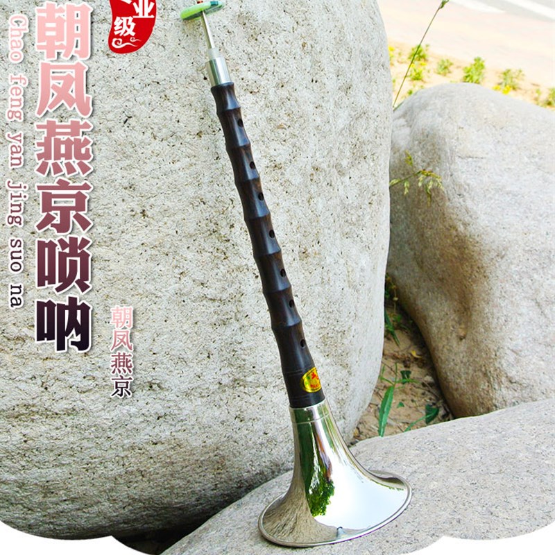 燕京唢呐乐器初学者全套乌木杆d调调降b成人专业锁呐送哨片