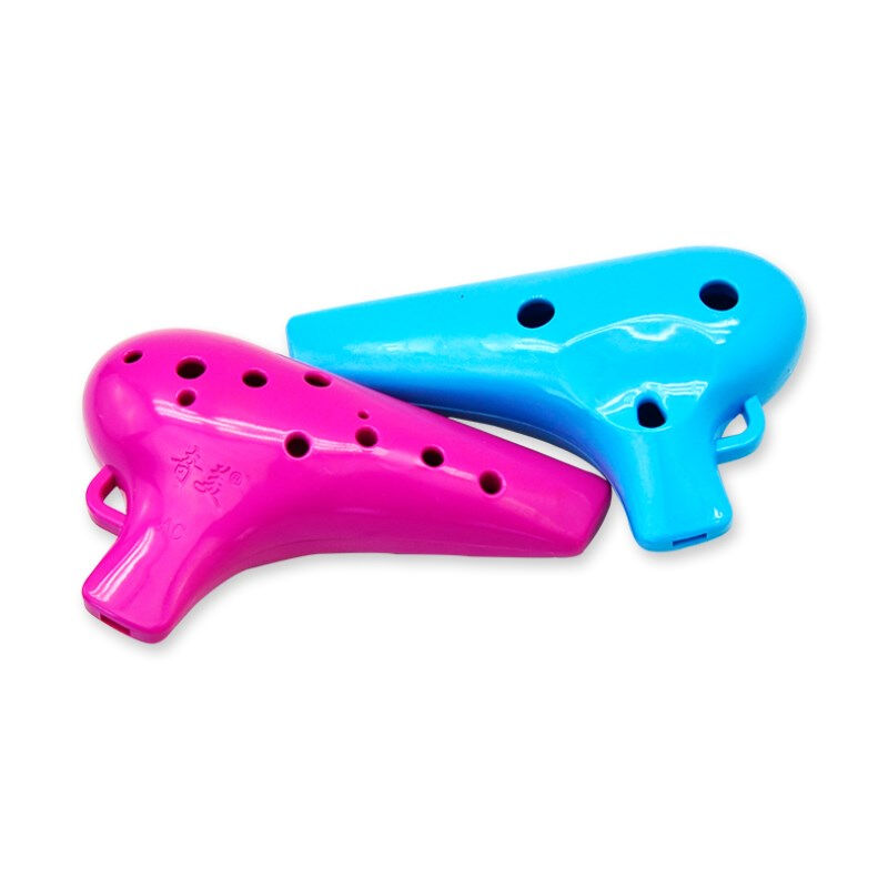 厂家12孔中音C调陶笛塑胶树脂初学者儿童学生十二孔高音陶笛12孔