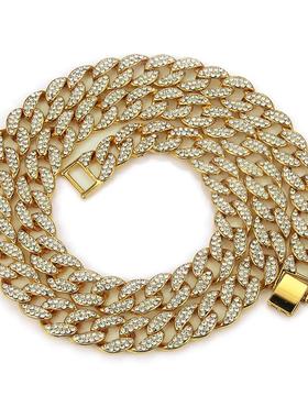 Mens hip hop rap accessories HIPHOP full diamond Cuban diam