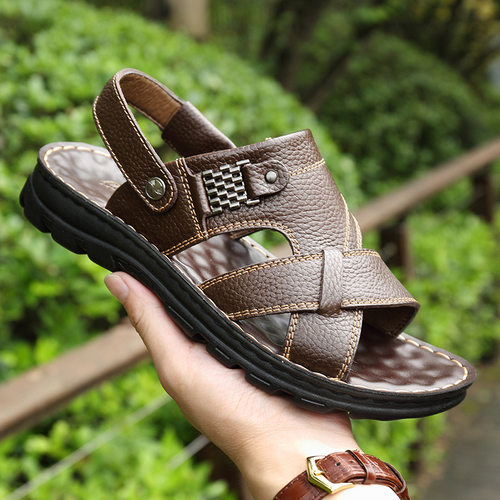 极速2022 Hot Sale Waterproof Non-Slip Sandals Cow Leather Me