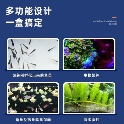 现货速发海缸外挂藻盒鱼缸隔离盒孔雀鱼繁殖盒电动亚克力外置孵化