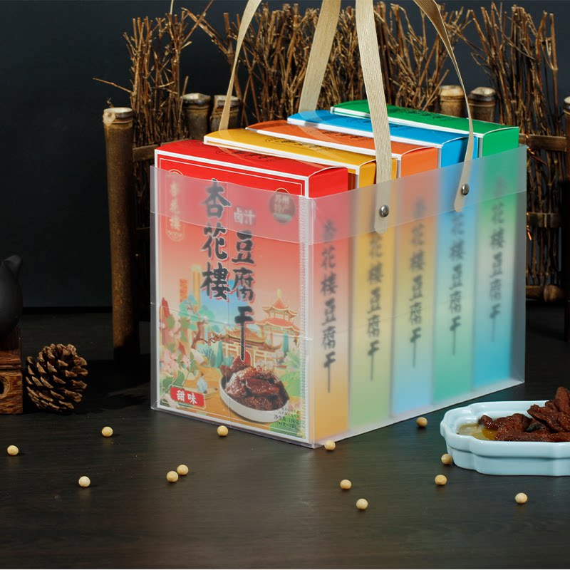 杏花楼卤汁豆腐干即食蜜汁豆制品地道正宗苏州伴手礼特产休闲零食