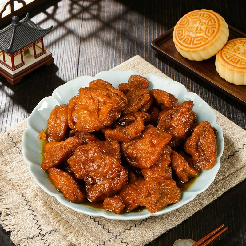 苏州卤汁豆腐干观萱楼苏式特产蜜汁甜味辣味90g袋装办公室休闲