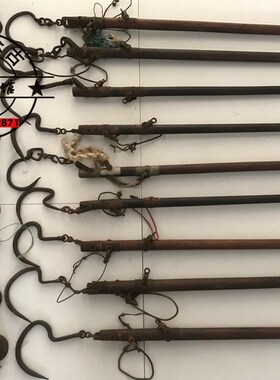 速发民式怀旧物件老旧杆子称木杆称老秤砣称手件秤老俗老物提摆件