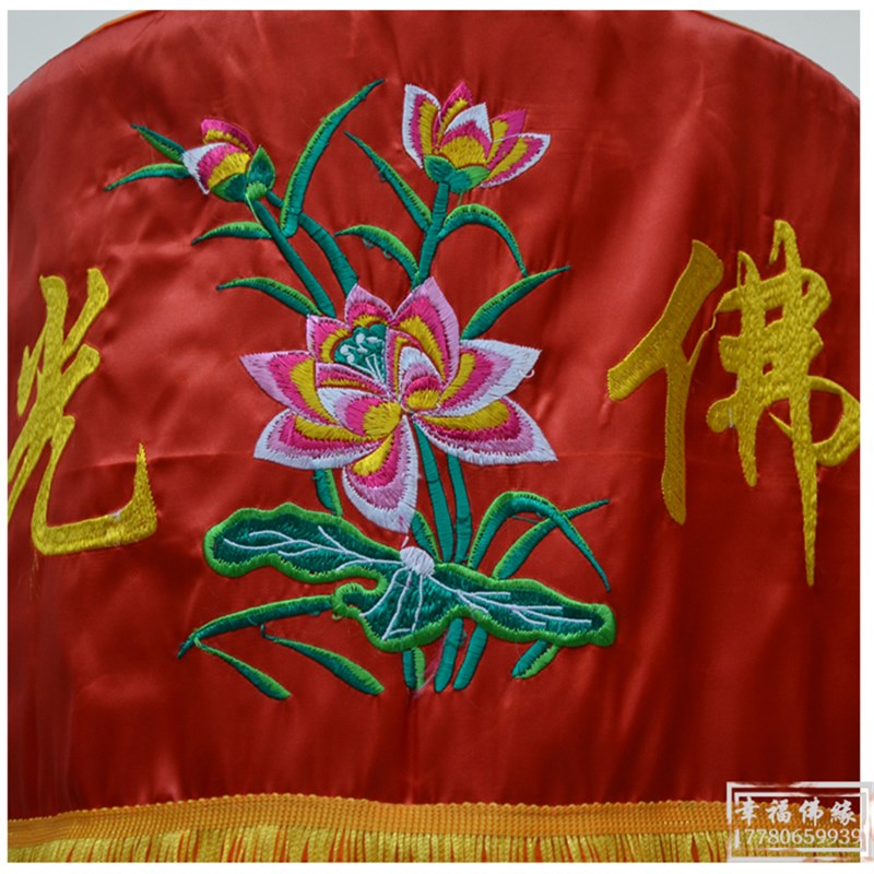 速发简易经幢1米 大悲咒 心经 圆幢 宝盖 佛幡 经幢 装饰
