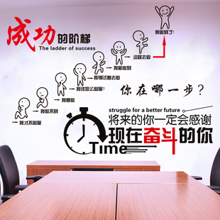 速发儿励孩子学习 墙贴励志学习语录标语贴纸头童房间卧室床激装