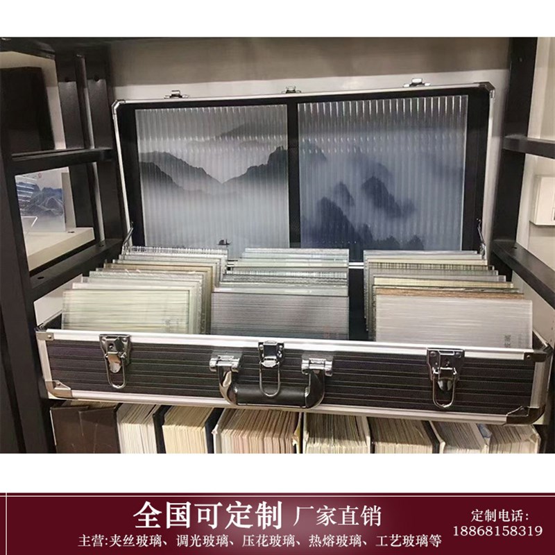 速发酒店大堂房钢化夹胶夹绢夹丝玻璃装饰艺术玻璃客厅隔断墙玻璃