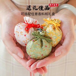 速发端午香包香囊空袋小布袋荷药艾草薰衣草中神国风挂脖安包福袋