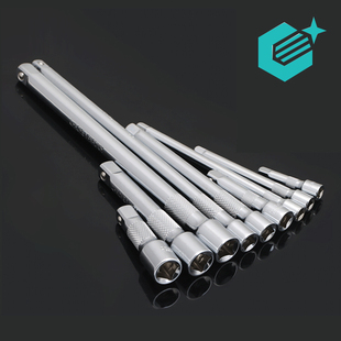 速发套筒加长杆接手批头加/连扳杆延长转接杆1长4小飞/8中飞1/2大